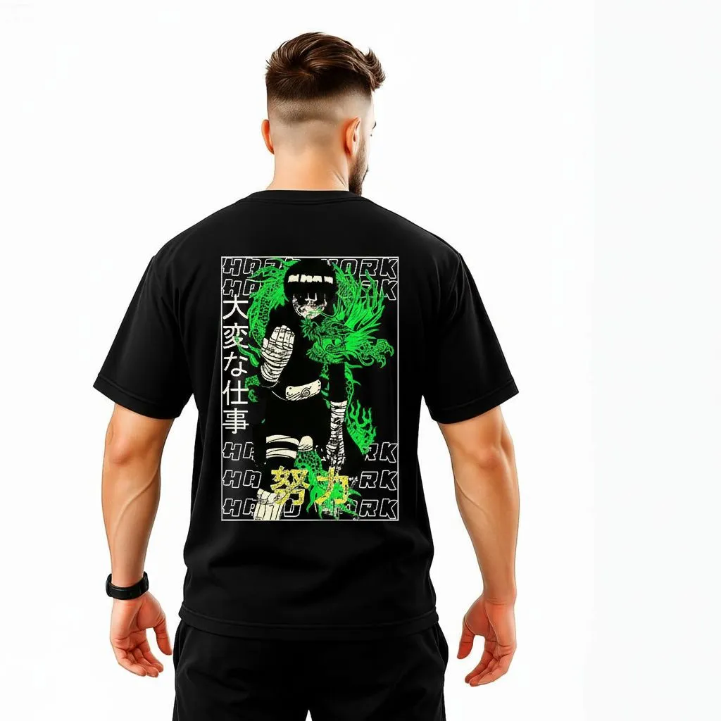 Camisa Inspirada no Rock lee