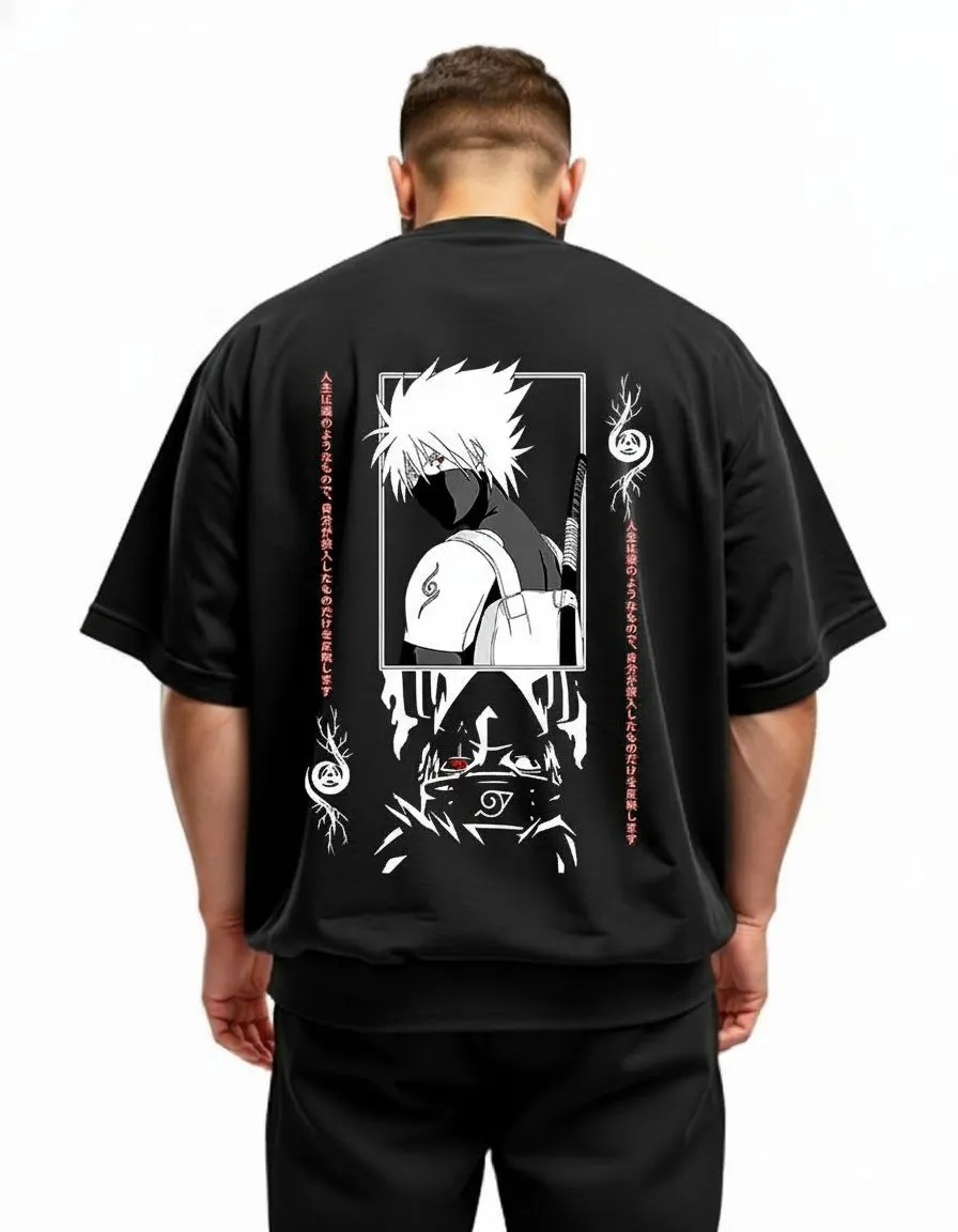 Camisa Inspirada no Kakashi Hatake