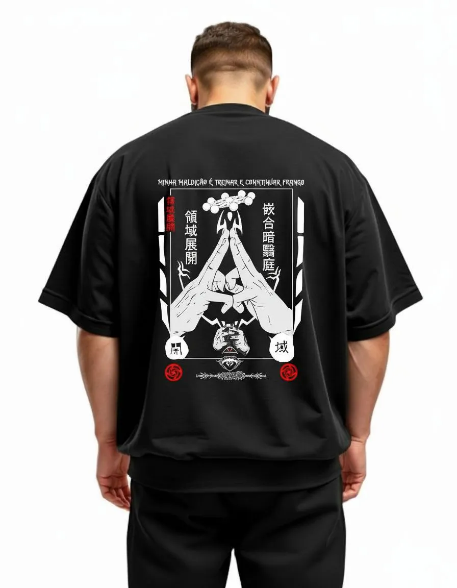 Camisa Inspirada no Anime Jujutsu Kaisen