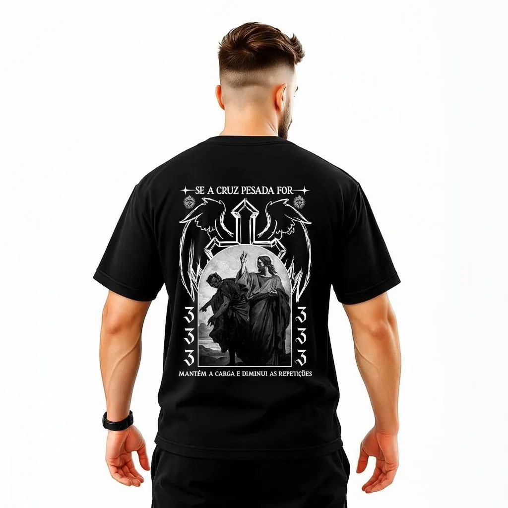 Camisa Inspirada na subida de Jesus ao Calvário