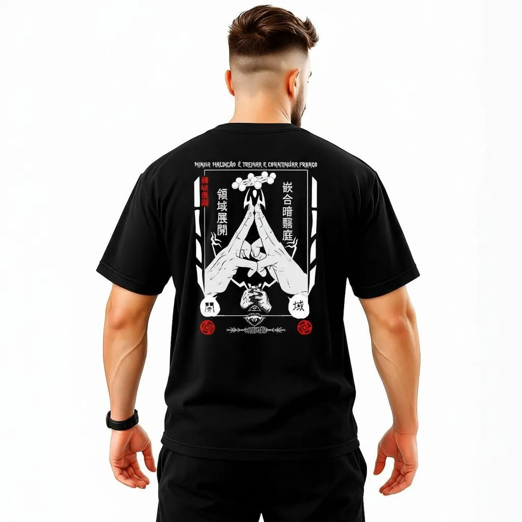 Camisa Inspirada no Anime Jujutsu Kaisen